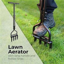 Lawn Aerator Tool Manual Plug Aeration Tools With 4 Hollow Slots For Garden Care