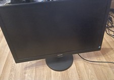 Phillips 273V5L 27 Inch Full HD Monitor with In-built Speakers, stand and Cables