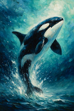 Orca Whale Majestic Ocean