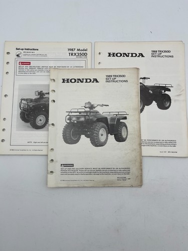 Honda trx350d factory - honda, set-up