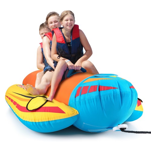 Inflatable towable tube - tube, banana