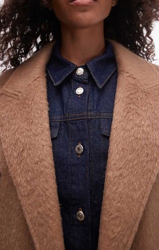 Topshop wool look double - topshop,