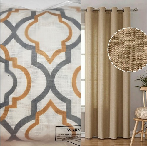 Curtain panels - 84"l, (2)
