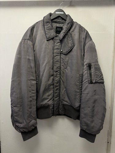 Zara quilted bomber jacket - quilted,