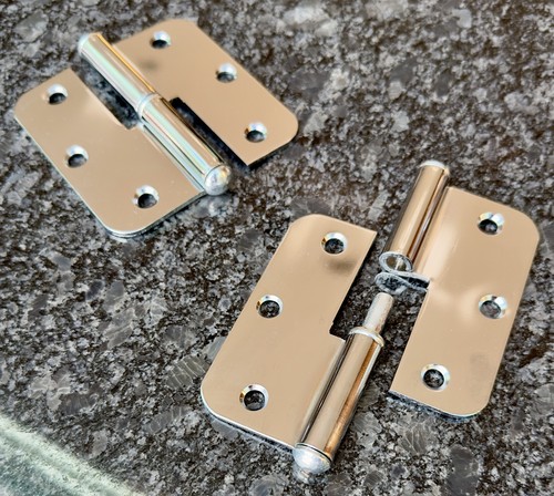 Chrome plated lift off door - off,