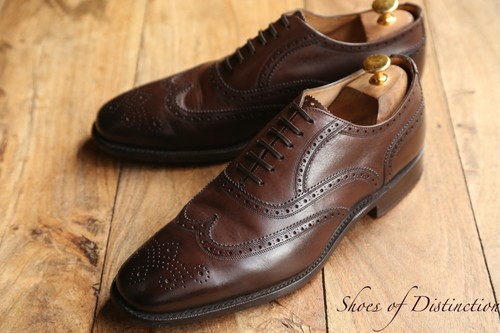 Church brown leather oxford - leather,