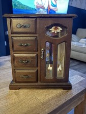 Vintage 1980s musical wooden