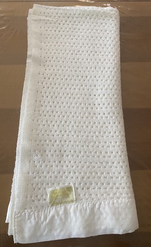 Large vintage white baby cot - vintage,