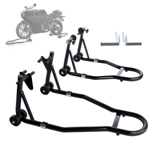 Front and rear motorcycle - and,