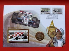 1993 Isle of Man £2 (Nigel Mansell) AA + Telephone Card BU