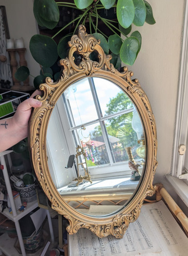 Vintage wall mirror ornate - vintage,