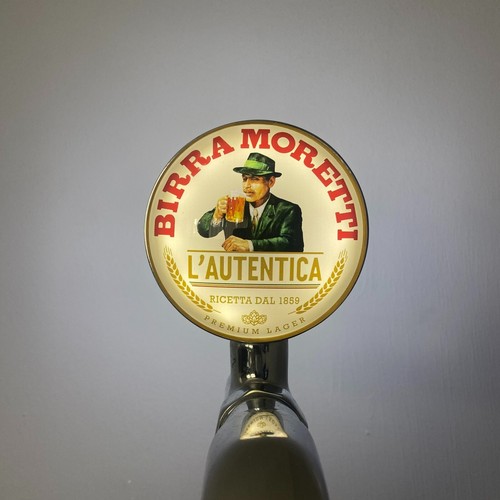 Brand new moretti beer badge - moretti,