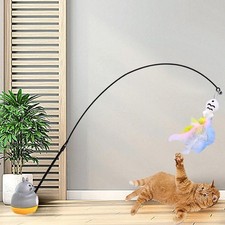Cat Kitten Toy Feather Wand