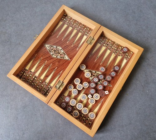 Helena wooden backgammon board - helena,