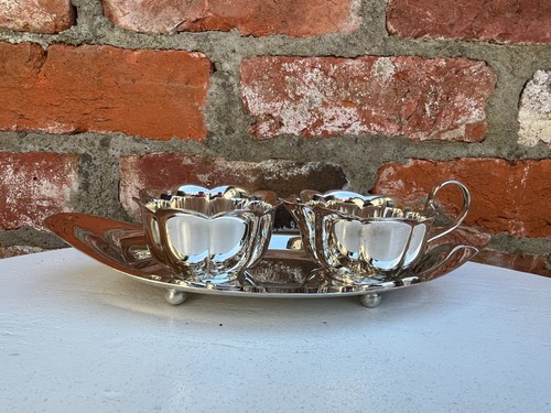 Vintage silver plated sugar