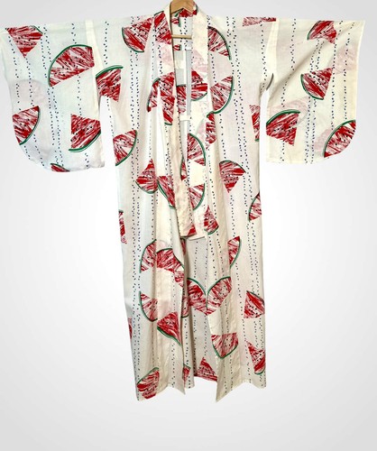 Vintage japanese cotton yukata - vintage,