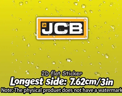 Jcb logo stickers for - jcb,