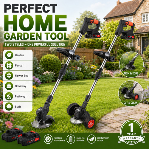 Cordless garden grass strimmer - cordless,
