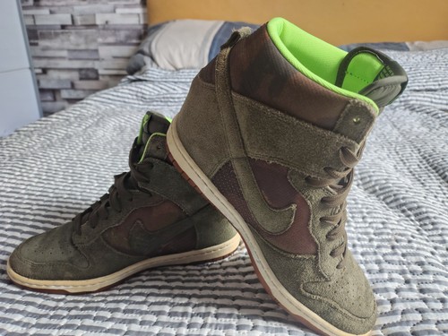 Nike dunk sky camo - nike, green