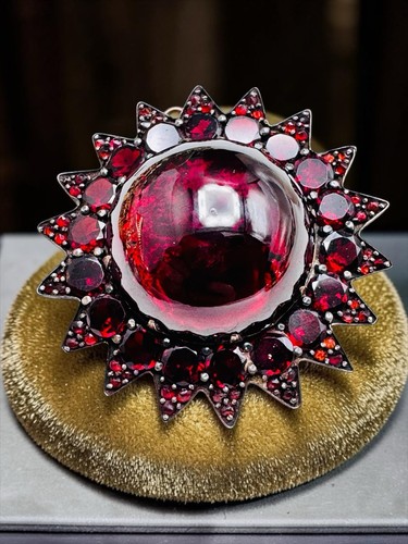 Antique victorian garnet - victorian,