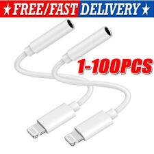 For iPhone Headphone Adapter Jack 8Pin to 3.5mm Aux Cord Dongle Converter lot