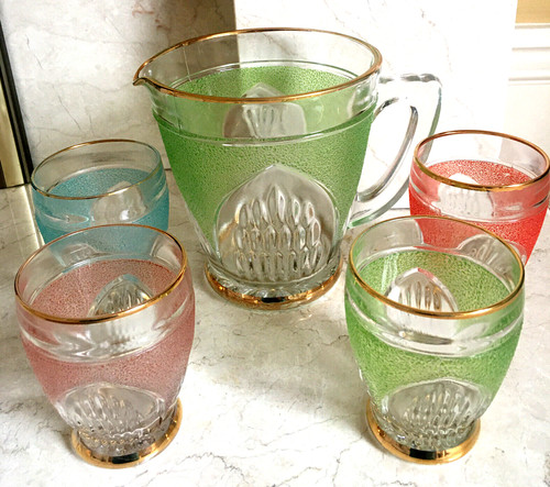 Vintage glassware 1940 s - vintage, 1940's
