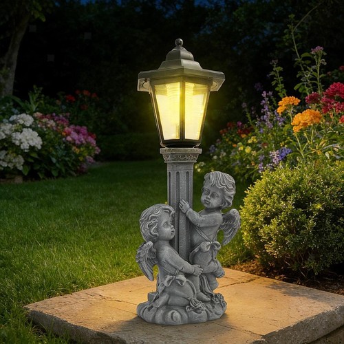 Outdoor angel statue with - outdoor,