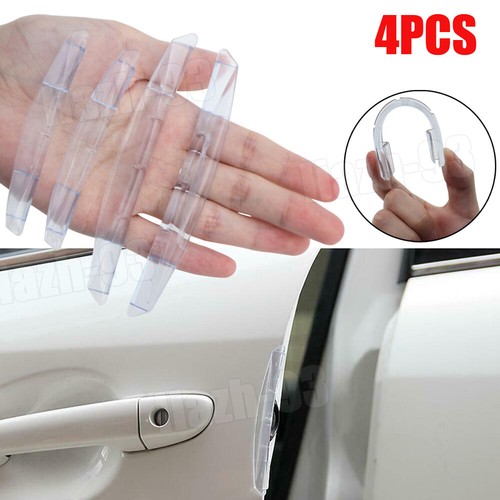 Clear car edge guard door - clear,