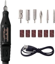 Electric Nail File for Thick Toe Nails, Adjustable Speed Electric Nail Drill Por