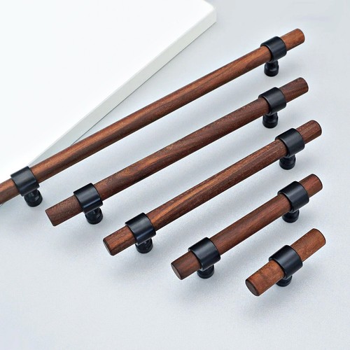 Walnut wood drawer - walnut, pulls