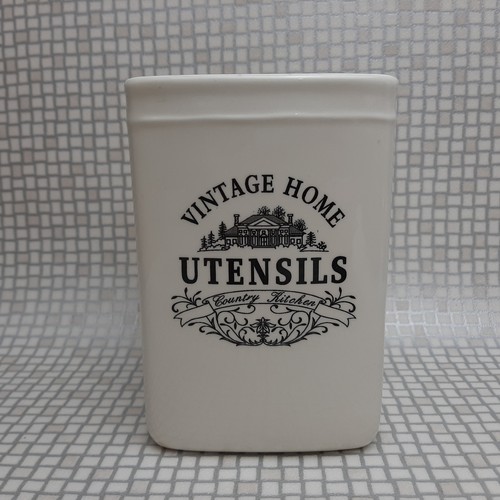 Vintage home utensils jar - vintage,