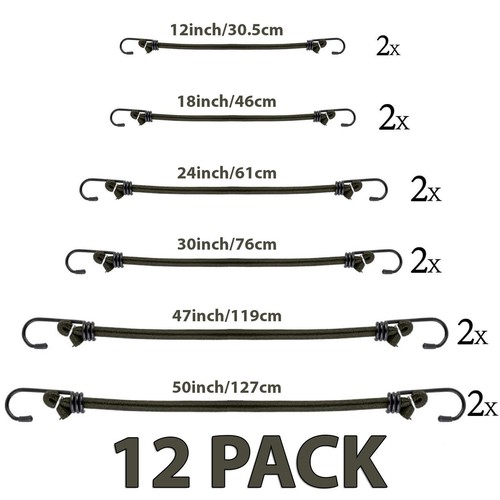 12pcs bungee straps cord - bungee,