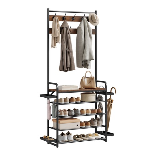 Coat rack stand with shoe - stand,