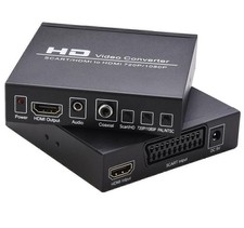 SCART to HDMI Converter Video Audio Adapter Box HD Video Converter Scart to HDMI