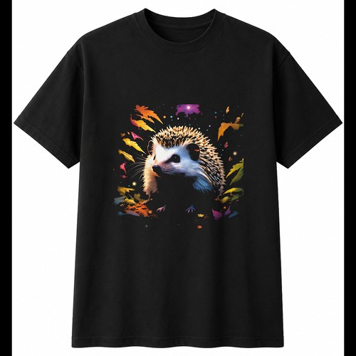 African pygmy hedgehog glowing - african,