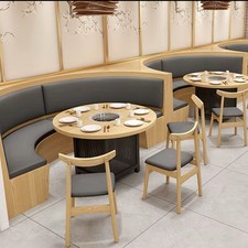 Restaurant Booth Seating Set Banquet Kitchen Bench Storage Corner Sofa