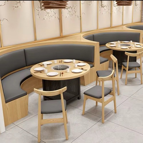 Restaurant booth seating set - booth,