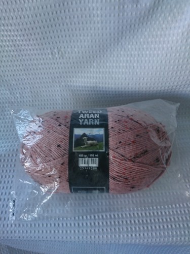 Aran tweed dusky pink fleck - aran,