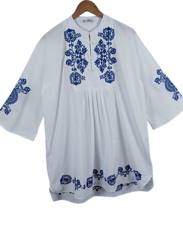 Zara tunic dress kaftan size - zara,
