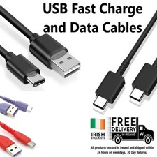 USB C Type C Fast Charge Data Cable for Android Samsung Huawei Sony LG 