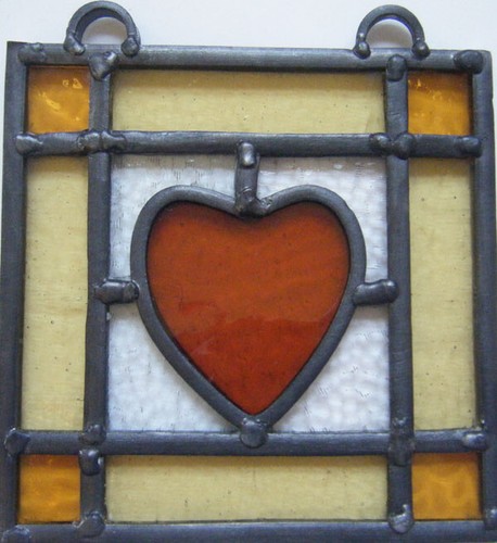 Stained glass panel - glass,