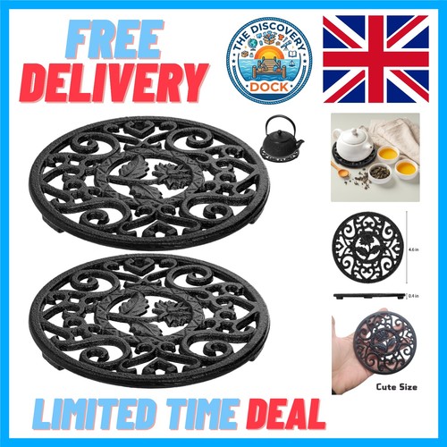 Rustproof cast iron trivets - iron,