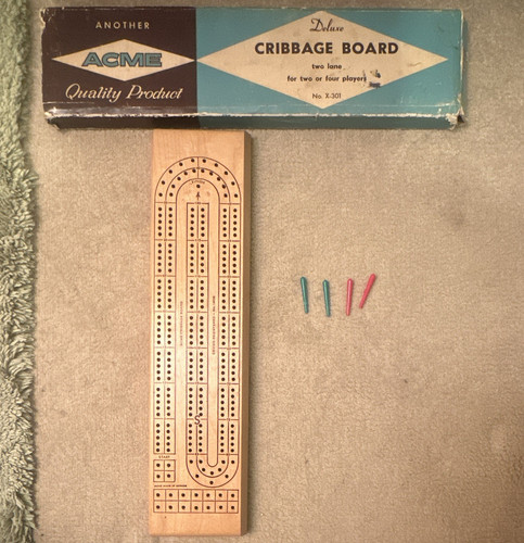 Acme deluxe cribbage - board, no