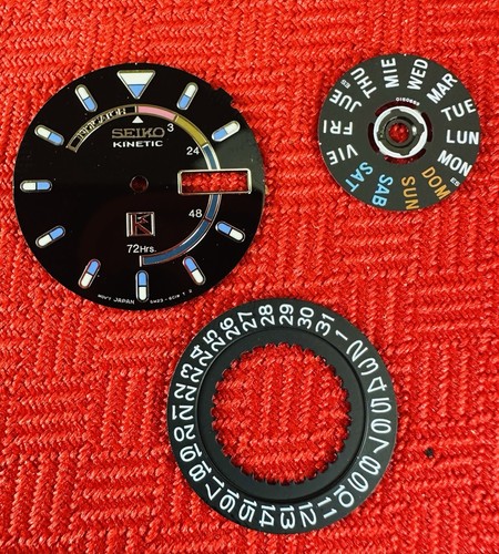 Nos seiko 5m23 6c1w kinetic - seiko, 5m23-6c1w
