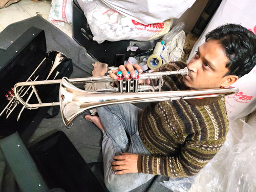 Trombone valve made of - trombone, 3