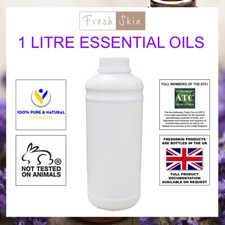 1 Litre 100% Pure Essential Oils (1000ml) - 59 different types to choose from!