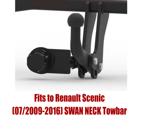 Swan neck tow - neck, for