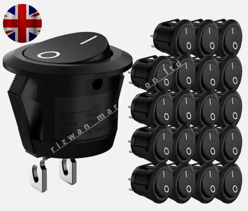 10pcs round rocker switch - rocker,