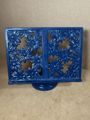 Heavy cast iron blue - iron, floral