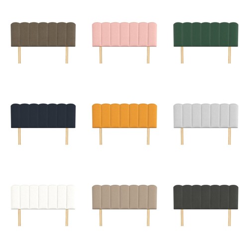 Cloud panel headboard lined - cloud,